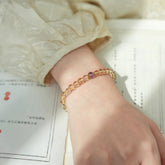 OZ Dorothy Series YE1003 Clear Citrine Bracelet